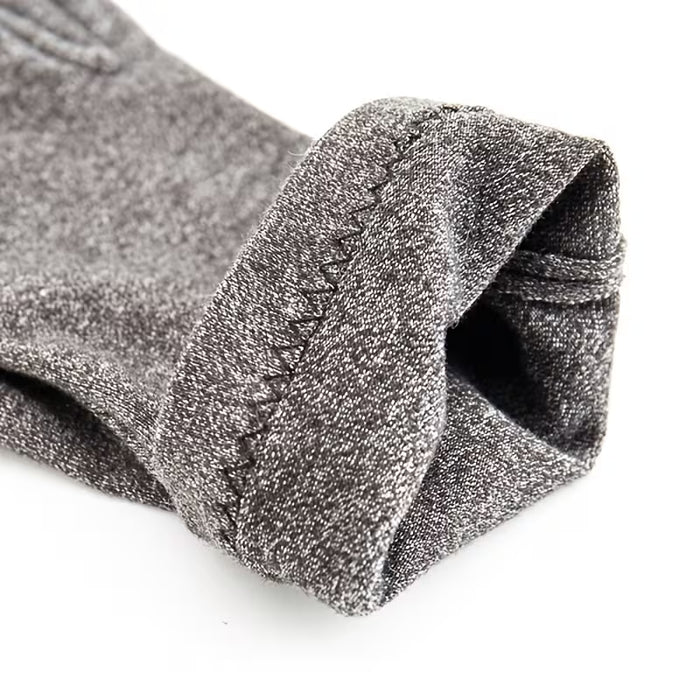 1 par de guantes sin dedos ultrafinos - Alta elasticidad, transpirables, guantes de medio dedo