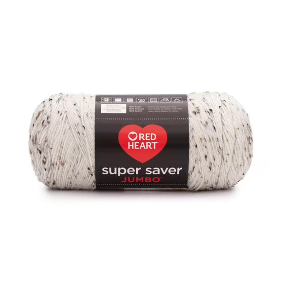 Red Heart Super Saver Ovillo de estambre, Aran Fleck 482yds
