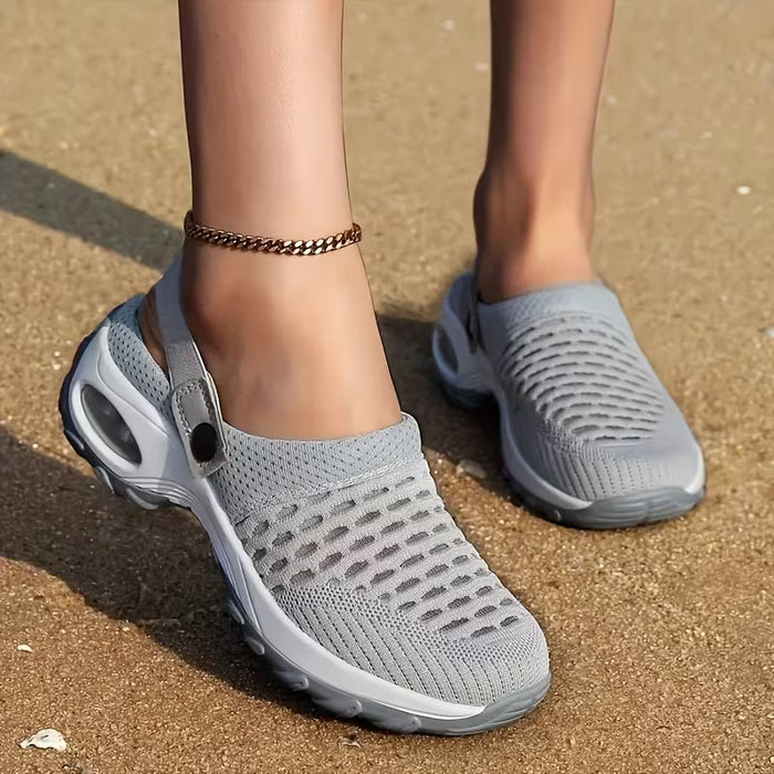 Zapatos ortopédicos sin cordones para mujer con suela de goma