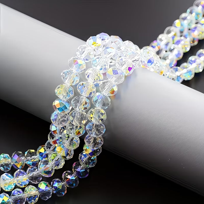 600 piezas de Cuentas sueltas austriacas con agujeros para pulseras, pendientes y collares