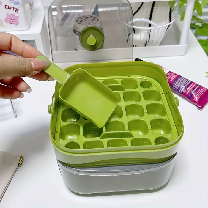Moldes de Cubitos de Hielo de Presión Múltiple con tapas, para el Hogar