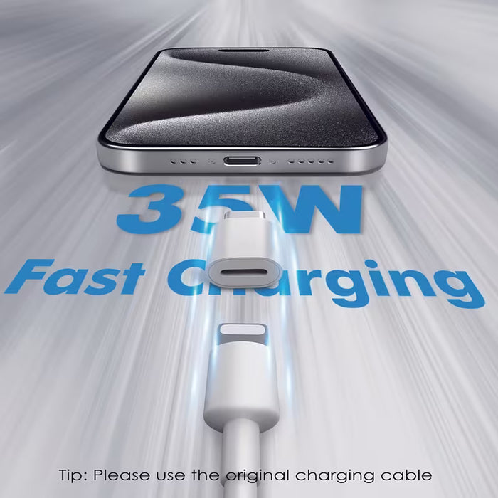 Adaptador de Carga Lightning-Femenino a USB C Macho para iPhone y iPad Tipo C