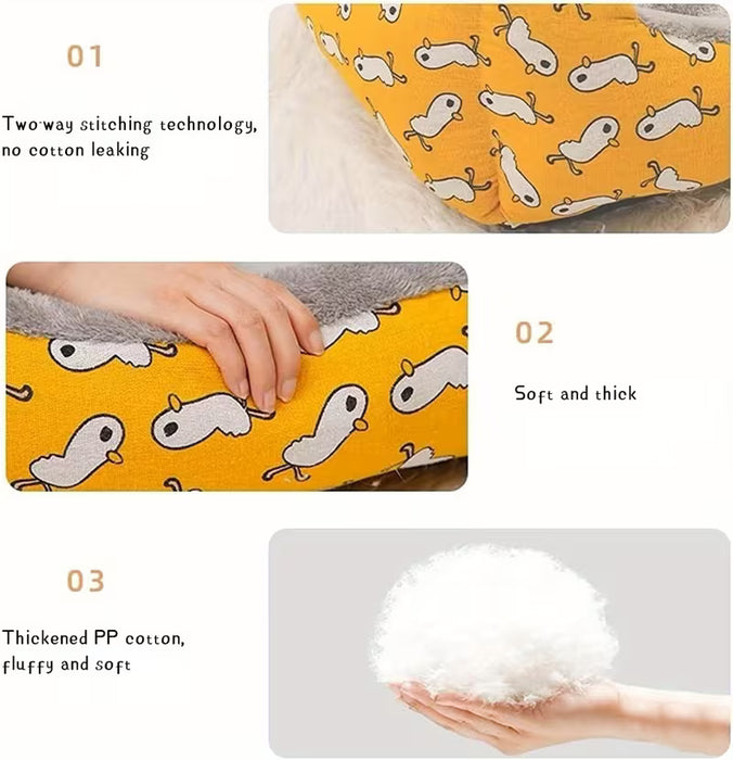 1 pieza de Cama de Mascotas de Felpa Suave 40*30cm