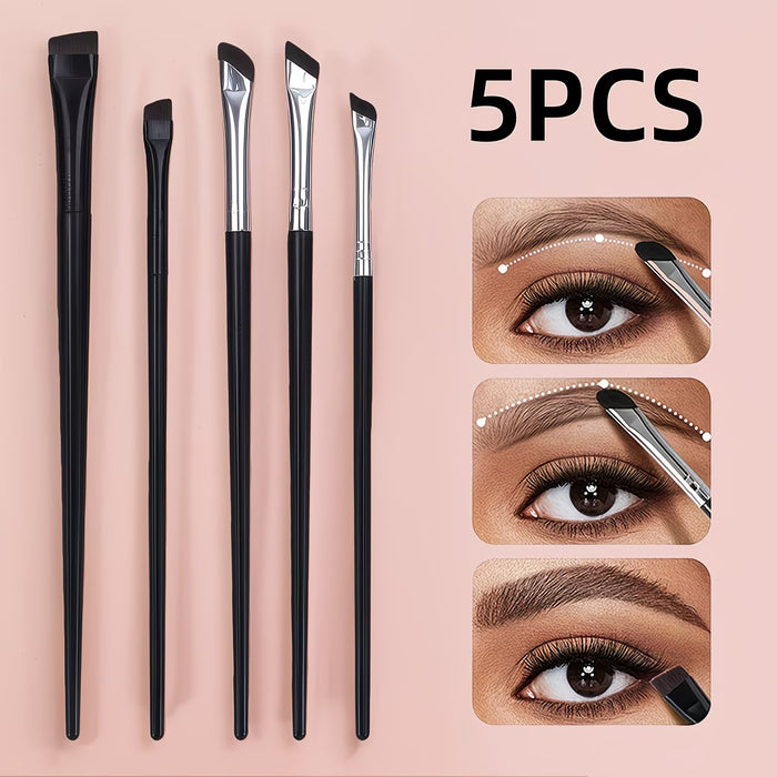 Set de 5 brochas de precisión profesional para sombra de ojos
