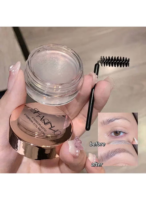 SHEIN Gel transparente para cejas SHAQINUO - resistente al agua