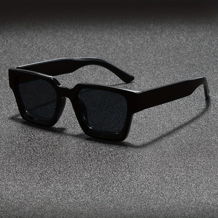 1 Par de Gafas para Hombre con Montura Completa Con Marco Cuadrado Intenso