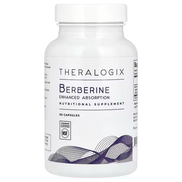 Theralogix, Berberina, Absorción Mejorada, 90 Cápsulas