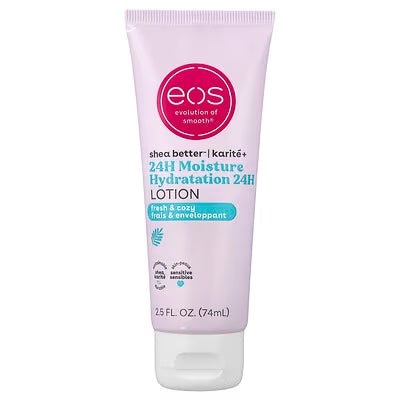 EOS, Shea Better™, Loción Hidratante 24H, Fresca y Acogedora, 74 ml (2.5 fl oz)