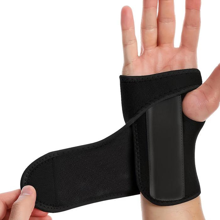1pc Pulsera Deportiva de Acero para Adultos - Equipo Protector Desmontable y Transpirable