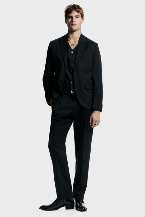 H&M Pantalones de traje de corte regular
