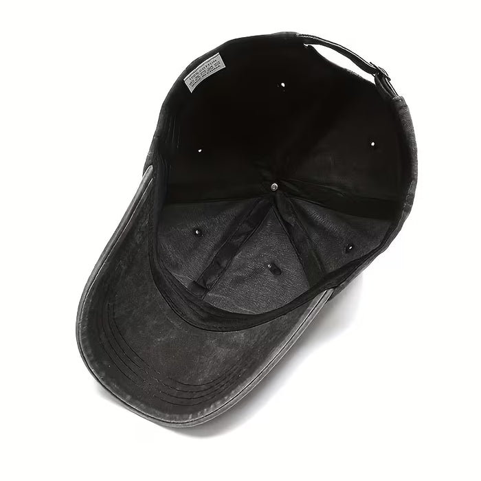 1 gorra de béisbol de algodón lavado con tema FOCUS, unisex