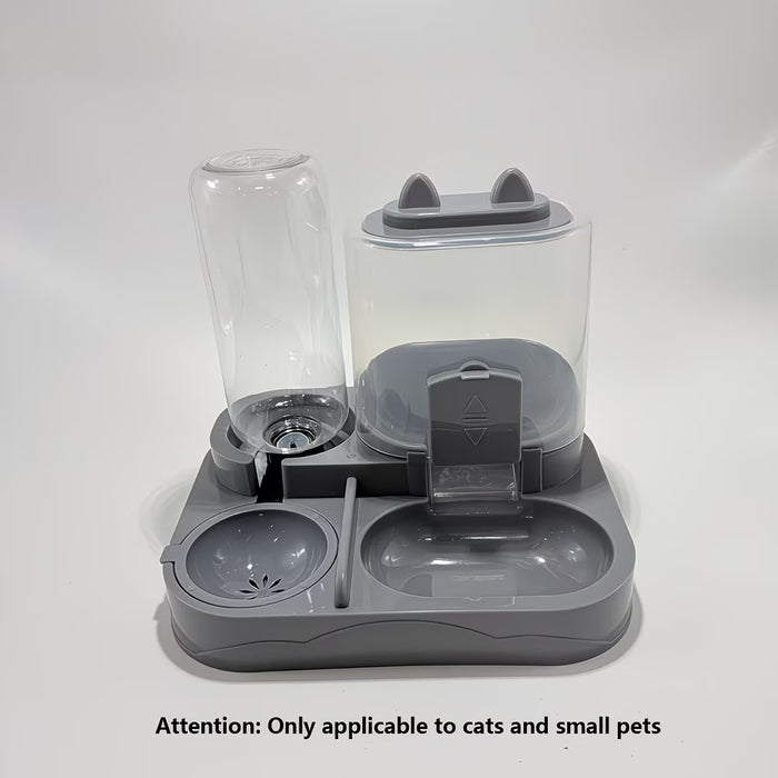 Comedero y Dispensador de Agua Automático 2 en 1 para Gatos