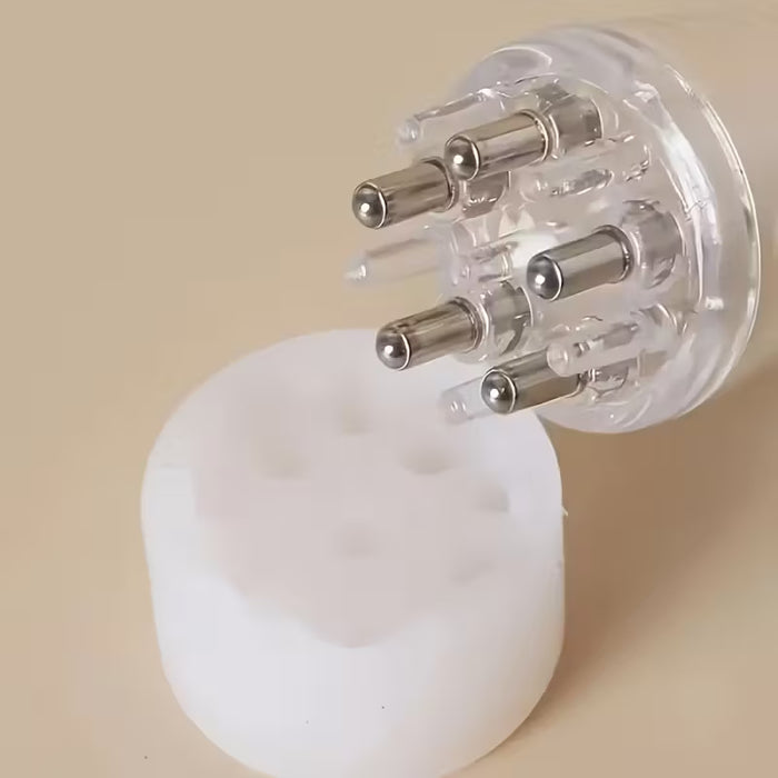 Peine de Masaje Capilar con Aceite Esencial y Aplicador de Bola