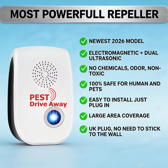 6 piezas Repelente de mosquitos con nueva tecnología de ondas de sonido