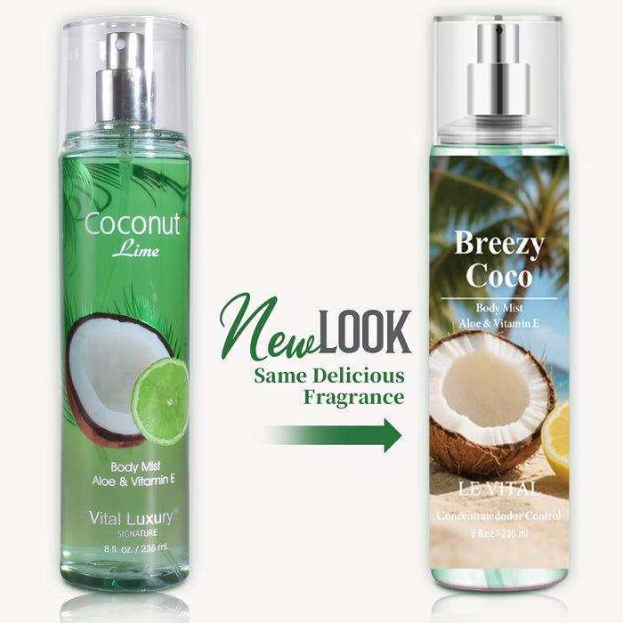 Bruma Fragante para Cabello y Cuerpo para Mujer aroma Coconut Lime, 236ml