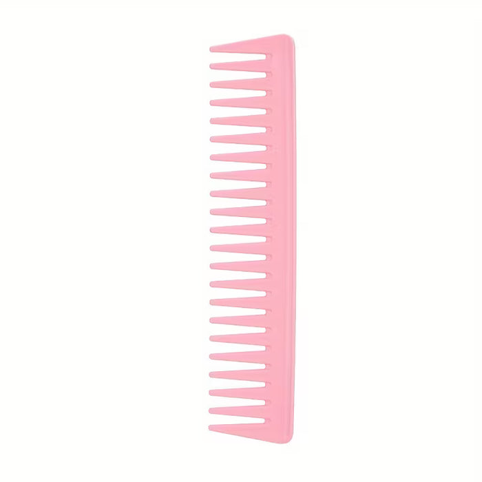 1pcs Peine grande con dientes anchos, apto para cabello seco y húmedo,