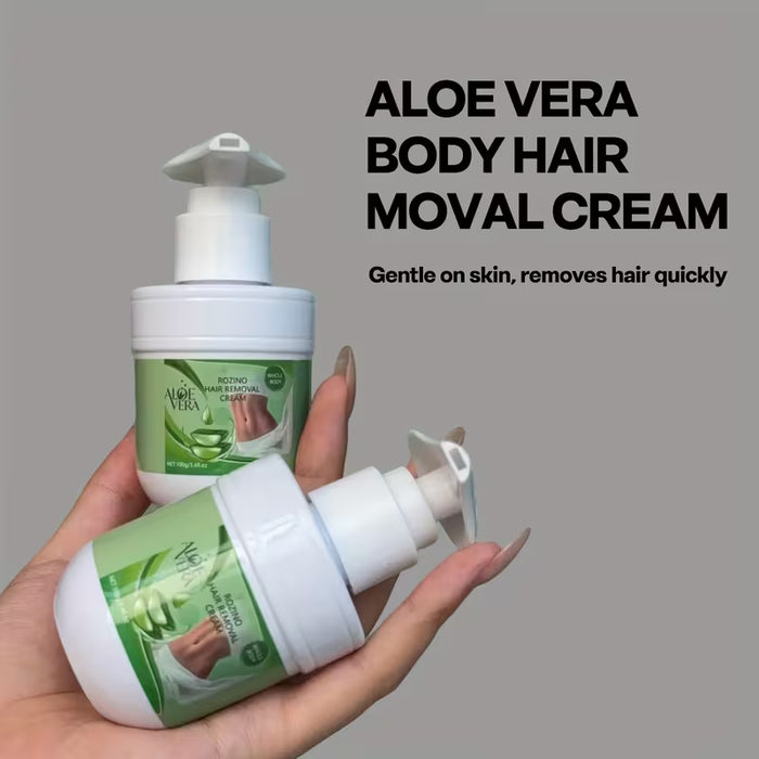 El Aloe Vera de 100G es suave, proporcionando una experiencia de depilación limpia que funciona en 5 minutos