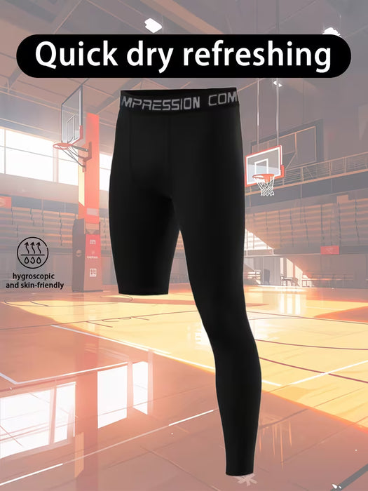 Pantalones Cortos Largos para Hombre con Cinturilla de Letras y Cordón Ajustable, Deportivos