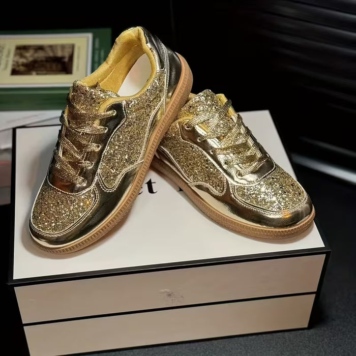 Zapatillas unisex de pareja de temporada con lentejuelas