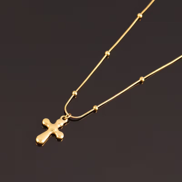 1pcs Collar de gargantilla de cruz, joyería de moda para mujer