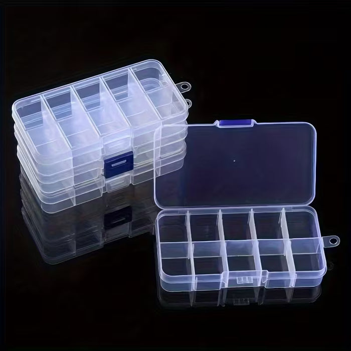 Estilo Bohemio 1pc Caja de Almacenamiento de Cuentas de 10 Compartimentos