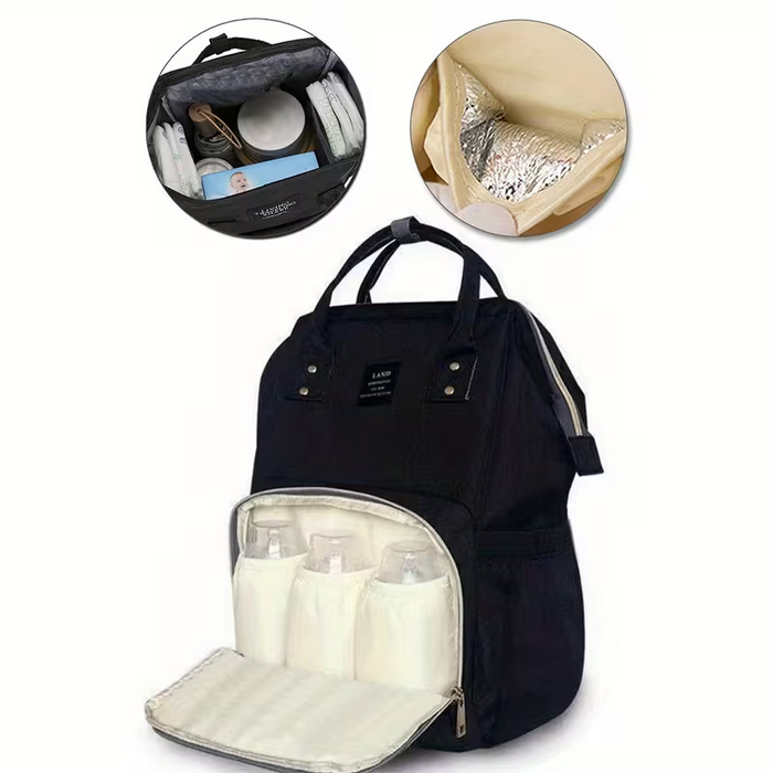 Mochila Grande para Mamá de Gran Capacidad con Correas Ajustables y Múltiples Compartimentos