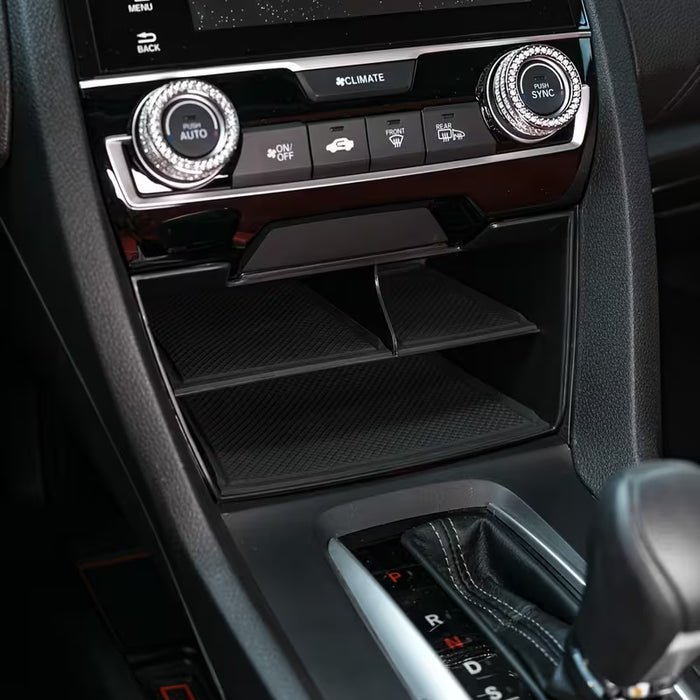 Bandeja organizadora de reposabrazos, para Honda Civic, inserto para caja de almacenamiento