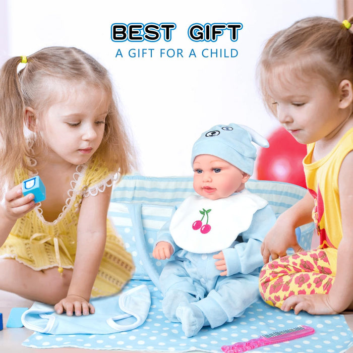 9 Piezas de Ropa para Muñeca Reborn con Accesorios de Perro Azul de 17 - 22 Pulgadas - Quierox - Tienda Online