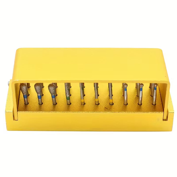 Juego de 30pcs de taladro de pulido de diamante de alta velocidad con soporte para pulir y afilar.