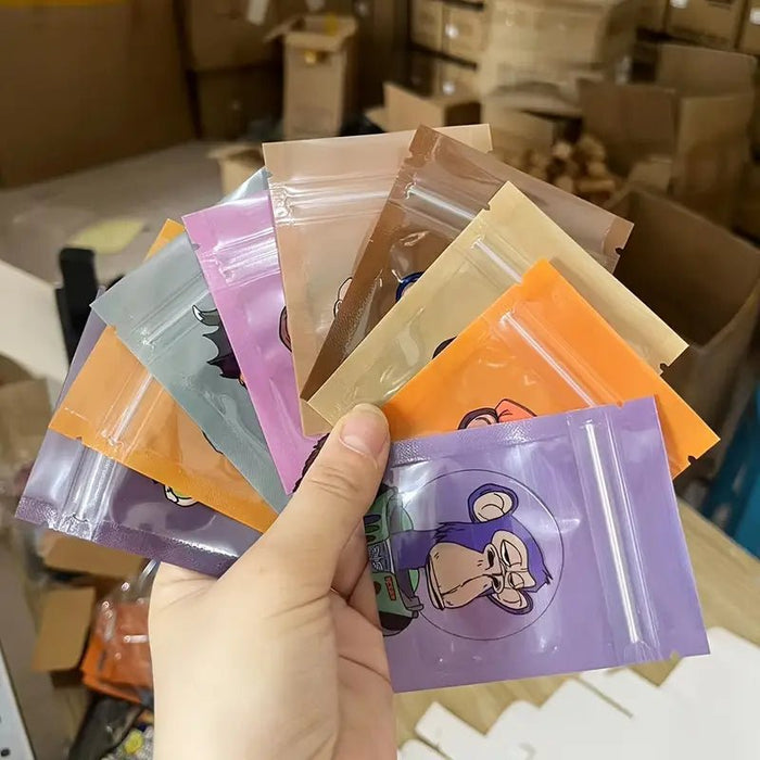 91 Bolsas de plástico con cierre de cremallera con patrón de mono surtido - Quierox - Tienda Online