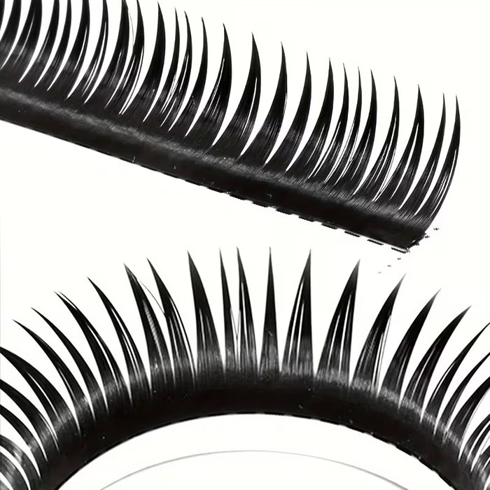 1 Estuche de Extensiones LAKIUU Efecto Húmedo - Abanicos Prehechos, Curvatura D 8-15mm