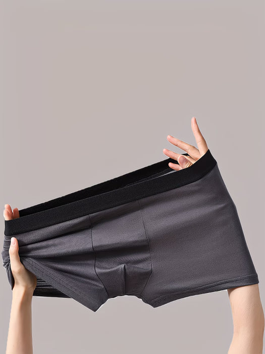 Set de 10 Calzoncillos bóxer elásticos planos para hombre con estampado aleatorio