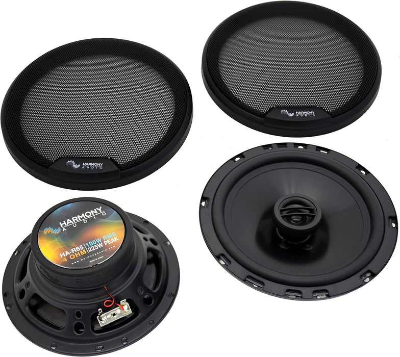 Harmony Audio Compatible con Nissan Frontier HA-R65 2005-15 par de altavoces de repuesto para puerta trasera