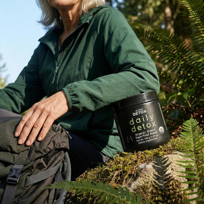 Myers Detox Daily Greens Organic Detox Greens Polvo con brotes de brócoli, 30 porciones