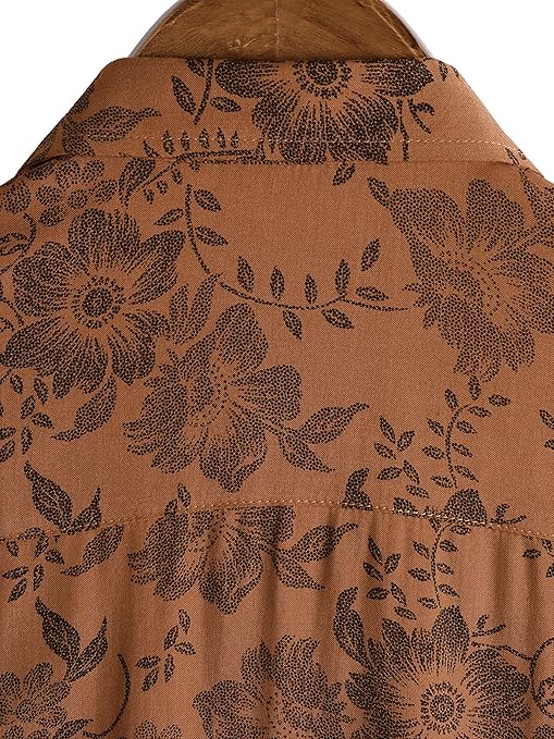 Camisa hawaiana de manga corta con botones para hombre JOTOOK