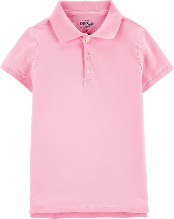 Polo de uniforme de manga corta para niñas OshKosh B'Gosh