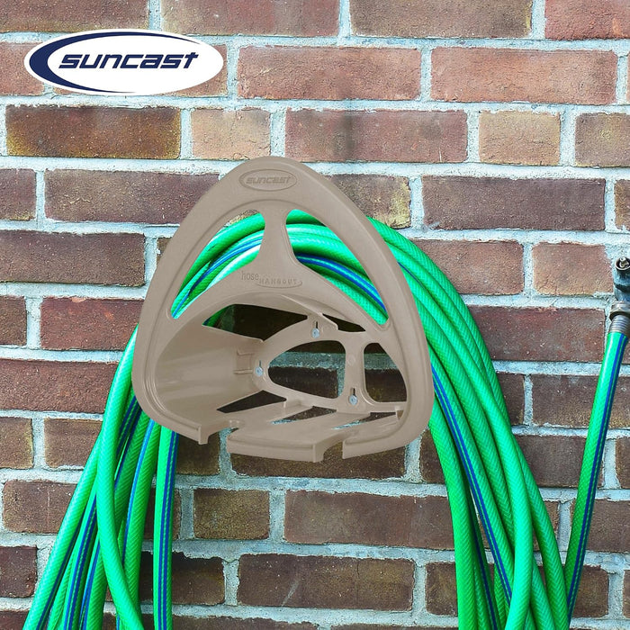 Suncast Hangout HH150 - pack de 2 soportes para manguera de jardín de resina duradera para montaje en pared