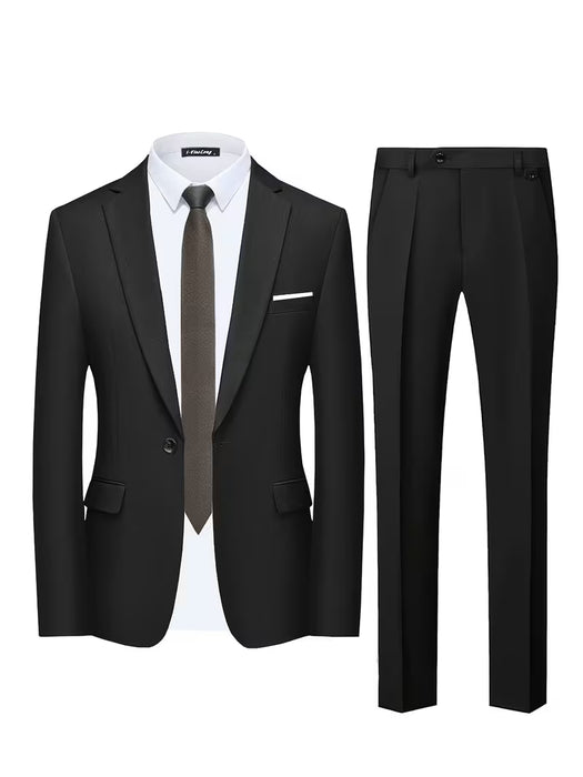 Traje de Hombre de Dos Botones - Conjunto de 2 Piezas