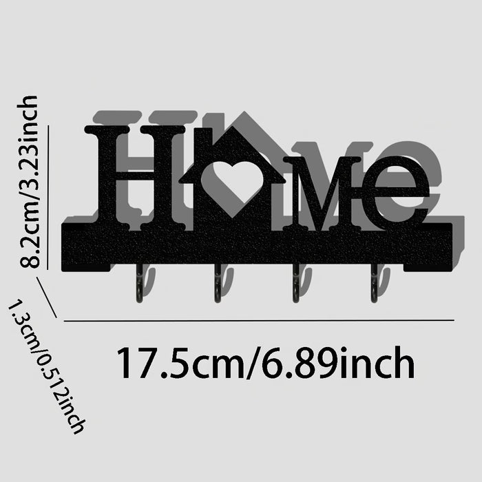 1pc Organizador de Llaves para el Hogar de Pared con Ganchos