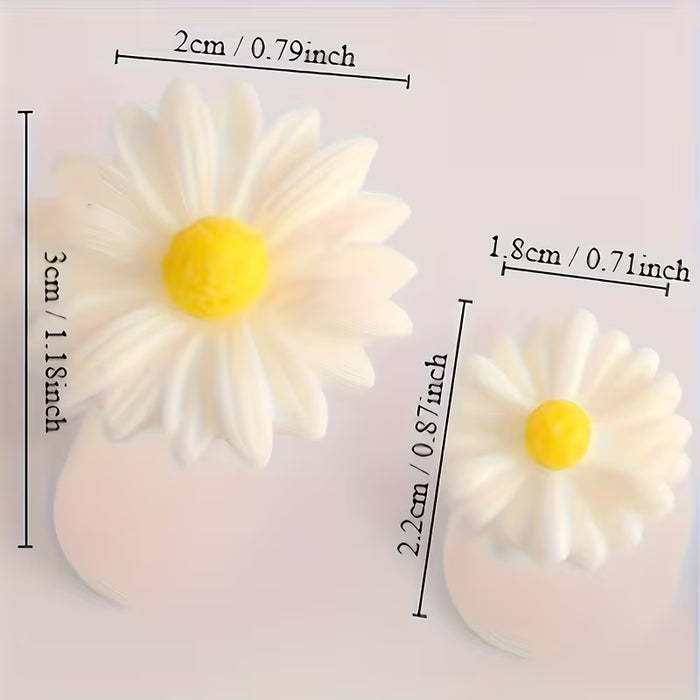 Juego de 8 Separadores de Dedos en Forma de Flor, para Pedicura y Manicura