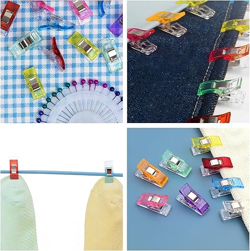 95 Piezas Clips de Costura, Accesorios de Costura/Acolchado de Plástico Colores Surtidos - Quierox - Tienda Online