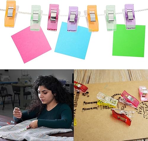 95 Piezas Clips de Costura, Accesorios de Costura/Acolchado de Plástico Colores Surtidos - Quierox - Tienda Online