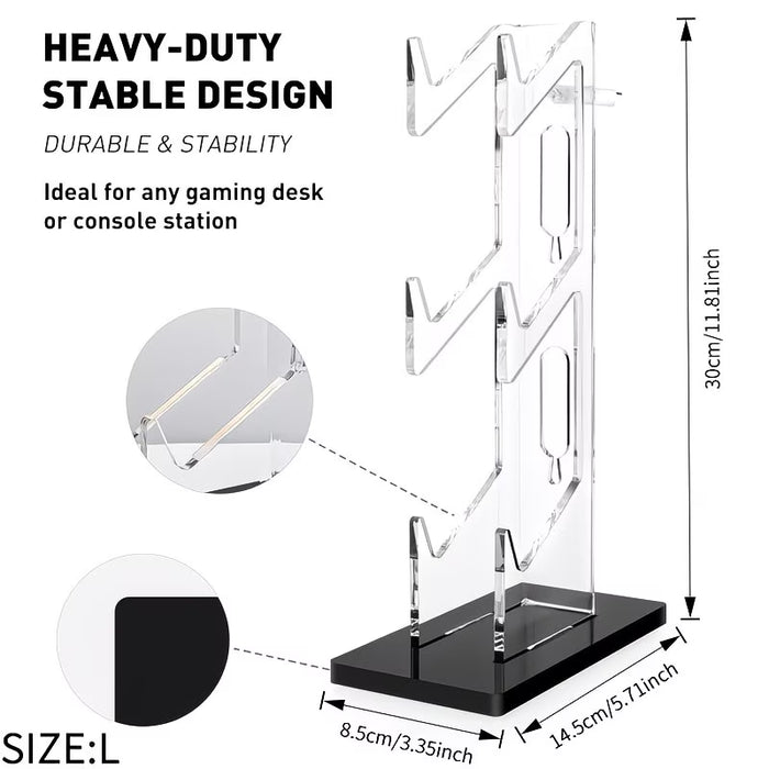Soporte Universal de 3 Niveles para Controladores y Audífonos