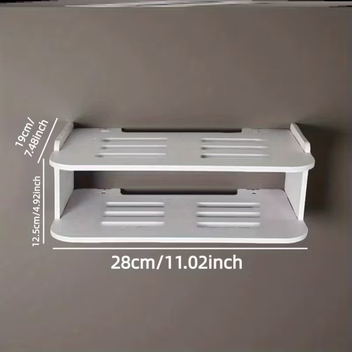 Estante de almacenamiento Wifi de pared con áreas de ventilación