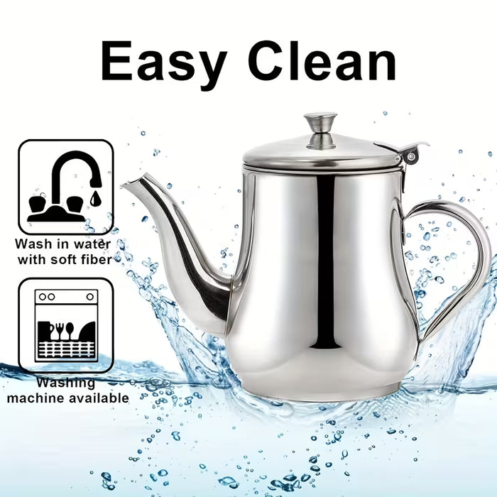 1 Filtro de Aceite y Tetera de Acero Inoxidable 400ML