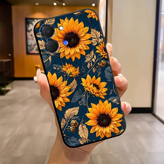 Funda para Teléfono Antigolpes Negra con Bordes Suaves para Galaxy A54 5G