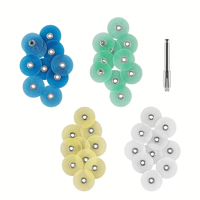Juego de 80 discos de pulido flexibles - Almohadillas para amolar de esmeril angular