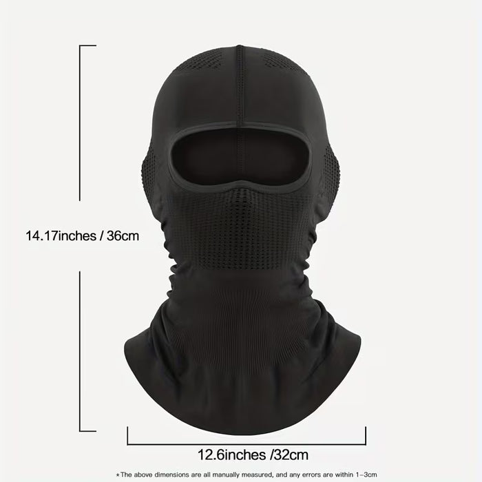 2 mascarillas transpirables para moto - Protección facial completa para senderismo