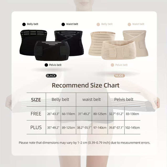 Conjunto de Tres Piezas para Abrazadera Postparto Maternidad