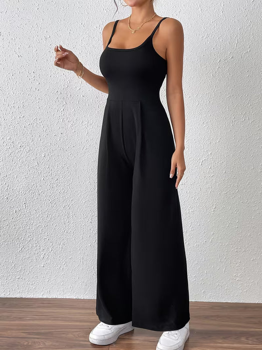 Mono con Tirantes Estilo Picante para Mujer, Pantalones Acampanados